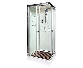 Душевая кабина DTO K402S 120x90 с крышей прозрачная/хром купить в интернет-магазине Sanbest