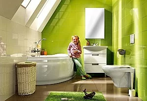Ванна акриловая Cersanit JOANNA 63336 150x95 купить в интернет-магазине Sanbest