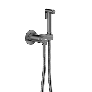 Гигиенический душ со смесителем WasserKraft Muritz 9838GR графит купить в интернет-магазине сантехники Sanbest