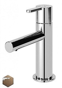 Смеситель для раковины Cezares Leaf LSM1-SS купить в интернет-магазине сантехники Sanbest