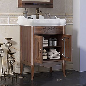 Тумба с раковиной Опадирис Лоренцо 60 светлый орех для ванной в интернет-магазине Sanbest