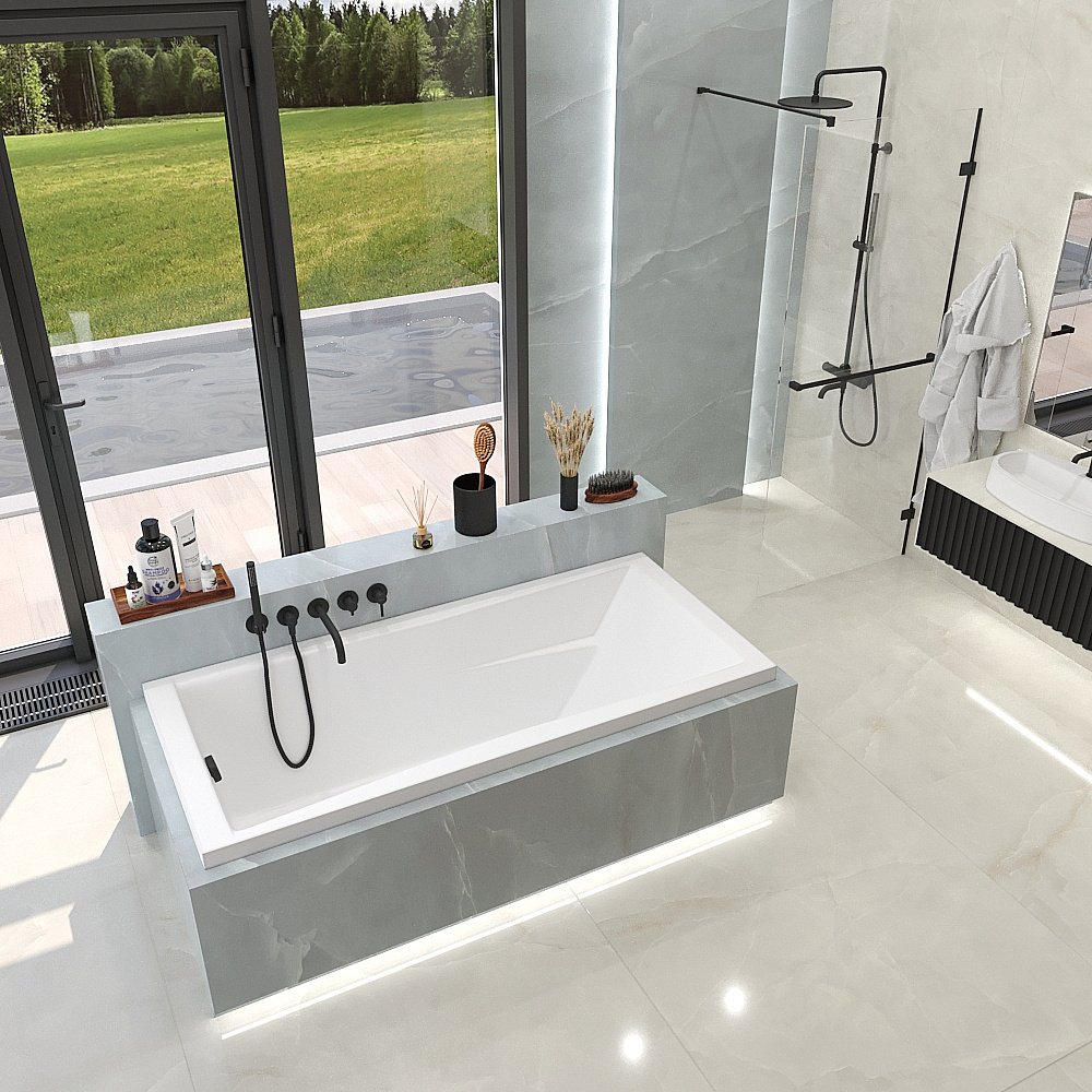 Акриловая ванна WhiteCross Palace 170x75 0104.170075.100 белая купить в интернет-магазине Sanbest