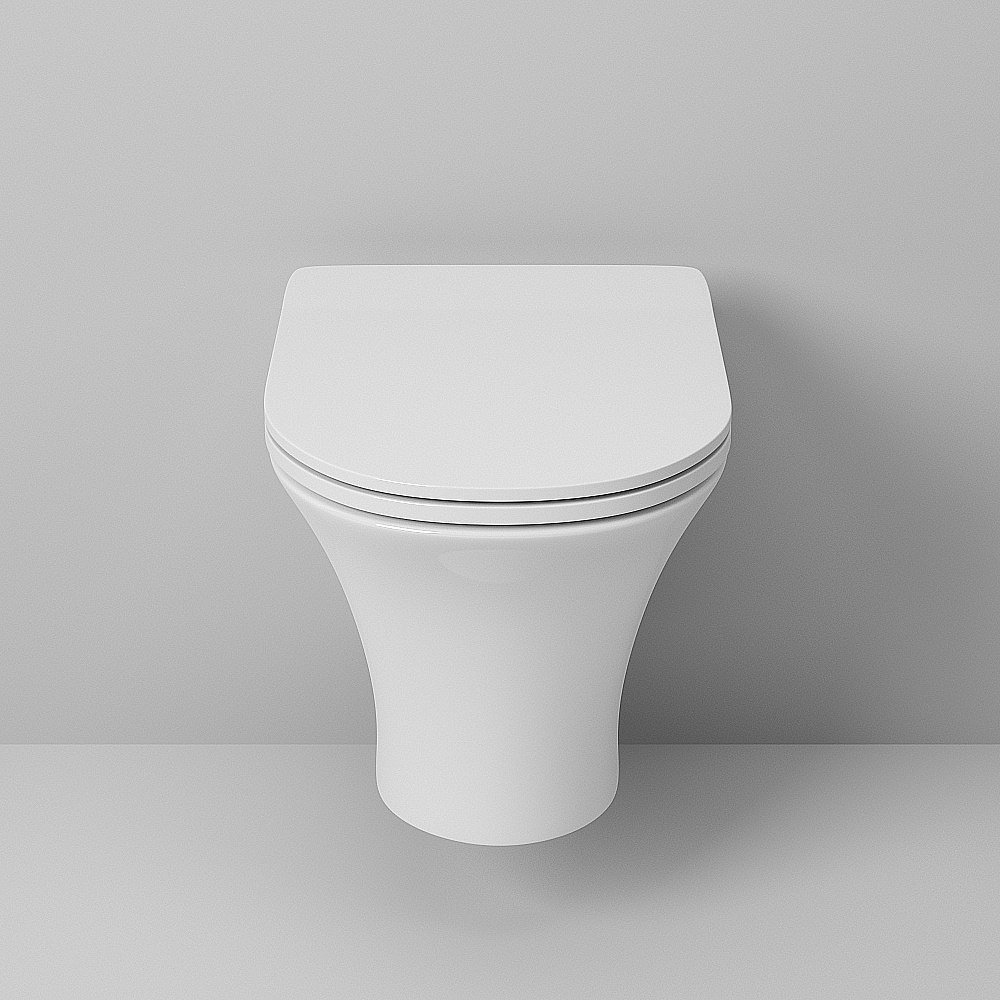 Унитаз подвесной Grossman GR-4444 безободковый, с крышкой микролифт купить в интернет-магазине Sanbest