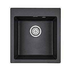 Мойка кухонная Paulmark Zemar PM104651-BL Черная купить в интернет-магазине сантехники Sanbest