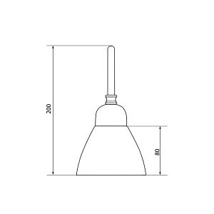 Светильник Caprigo 2234-BO белый/золото купить в интернет-магазине сантехники Sanbest