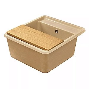 Мойка кухонная Акватон Беллис 57 латте купить в интернет-магазине сантехники Sanbest