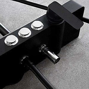 Душевая система Melana MALE F610501B черная матовая купить в интернет-магазине сантехники Sanbest