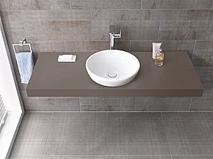 Раковина Vitra Metropole 45 5940B003-0012 белая купить в интернет-магазине Sanbest