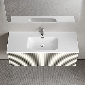 Тумба с раковиной Sancos Snob R 1.0 SNR1.0120CE/CN7006 Beige Soft для ванной в интернет-магазине Sanbest