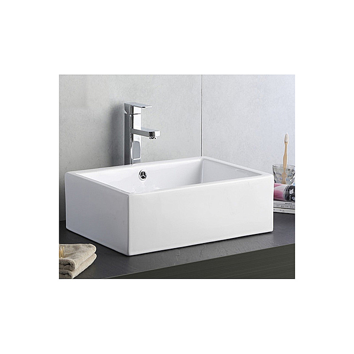 Раковина накладная Ceramalux N 51 9129 белая купить в интернет-магазине Sanbest