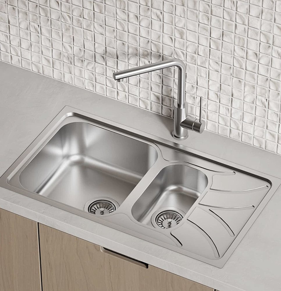 Кухонная мойка Iddis Arro ARR78S1i77 78 сатин купить в интернет-магазине сантехники Sanbest