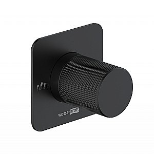 Дивертор Wasserkraft Fulda A299 2 выхода, черный матовый для смесителя в интернет-магазине сантехники Sanbest