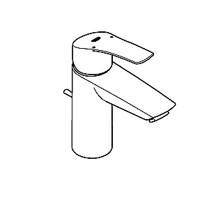 Смеситель для раковины GROHE Eurosmart 23456003 хром купить в интернет-магазине сантехники Sanbest