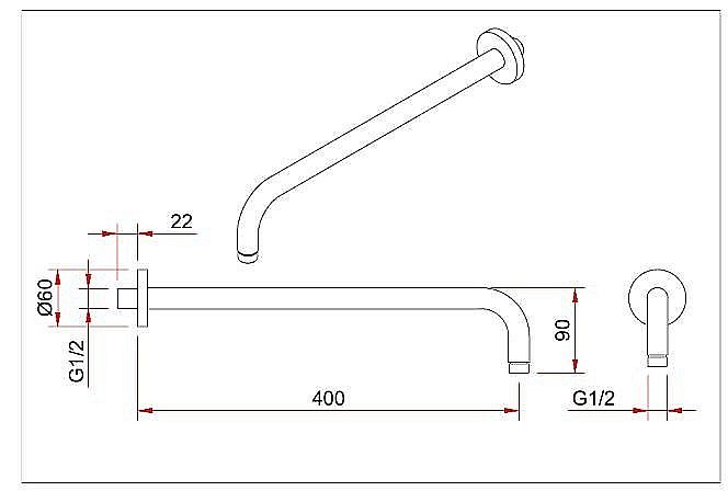 Душевая система Berges VENTAS 73003 хром купить в интернет-магазине сантехники Sanbest
