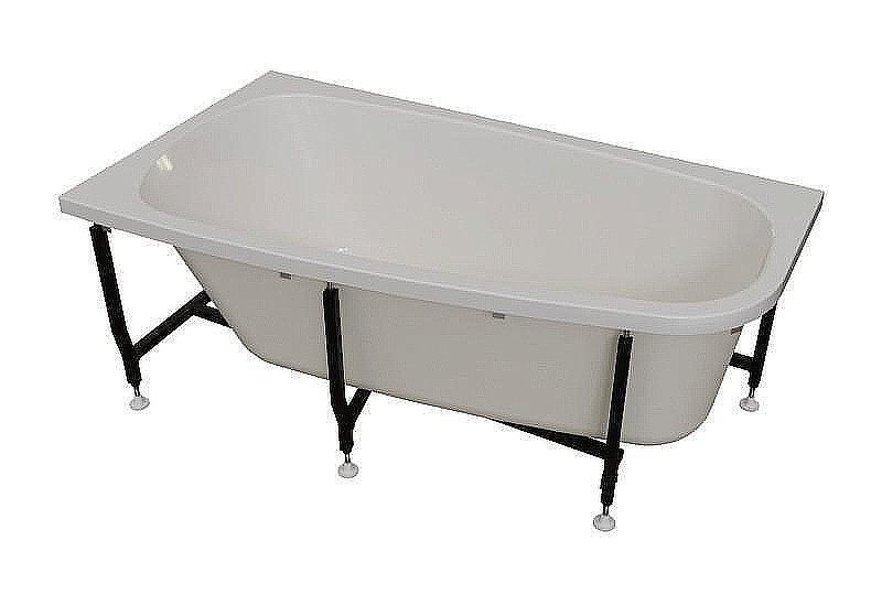 Ванна акриловая Радомир Рона 148х80 белая, слив хром купить в интернет-магазине Sanbest