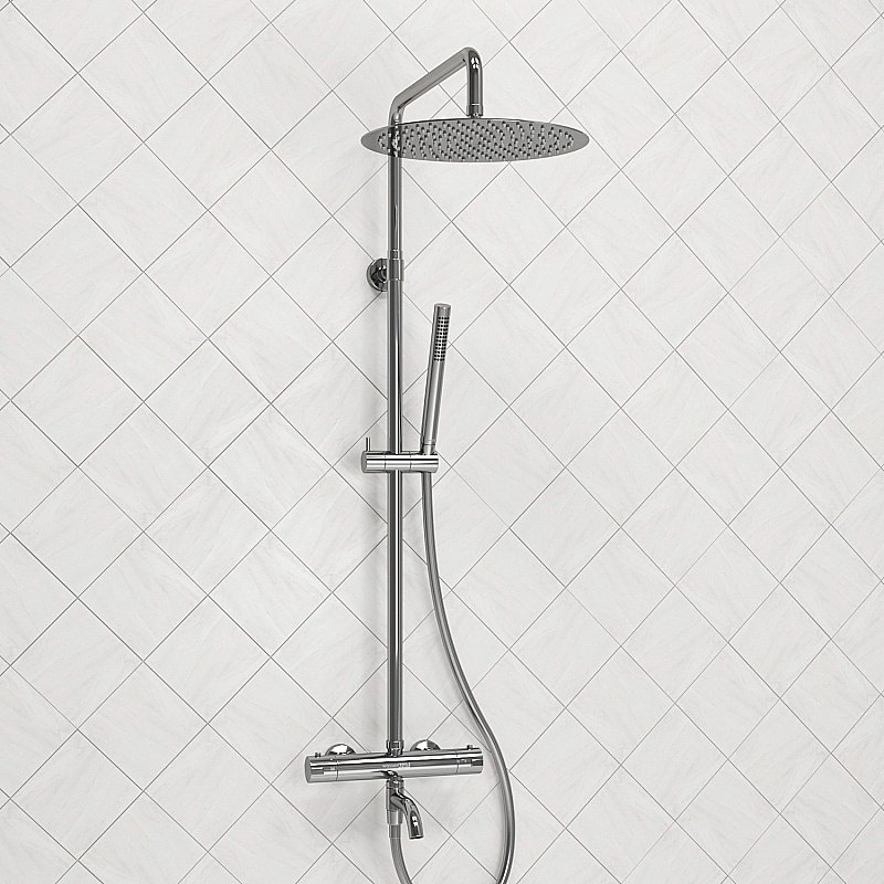 Душевая система WasserKraft SET2740 Thermo хром купить в интернет-магазине сантехники Sanbest