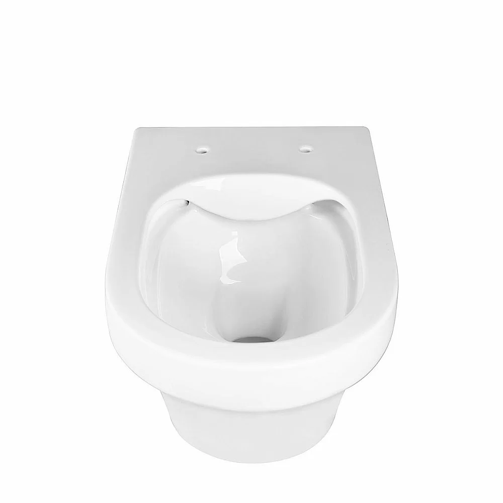 Унитаз подвесной Vincea EDGE-M VT1-37 безободковый, с крышкой микролифт, белый купить в интернет-магазине Sanbest