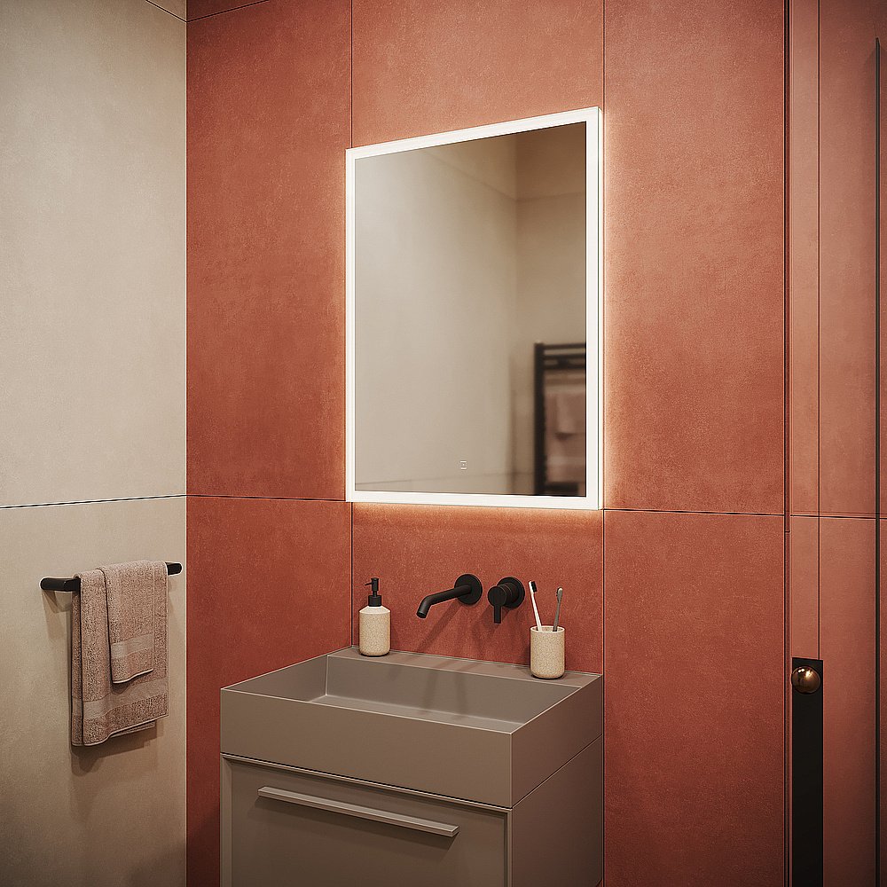 Зеркало LED Sancos Palace PA600 в ванную от интернет-магазине сантехники Sanbest