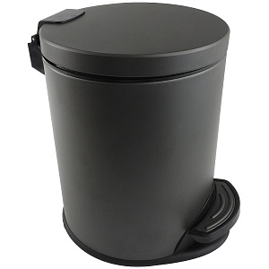 Ведро для мусора Aquatek Вега AQ4016MB черное купить в интернет-магазине сантехники Sanbest