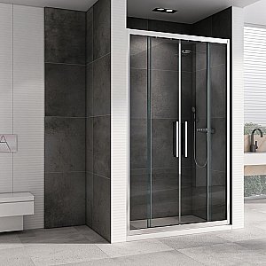 Душевая дверь Abber SCHWARZER DIAMANT 180 прозрачная/хром купить в интернет-магазине Sanbest