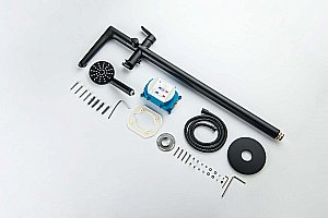 Смеситель для ванны Aquatek Бетта AQ1145MB черный матовый купить в интернет-магазине сантехники Sanbest