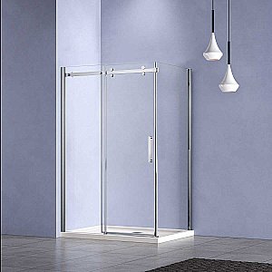 Душевой уголок Vincea Como-N VSR-4CN8016CL 160x80 профиль хром/стекло прозрачное купить в интернет-магазине Sanbest