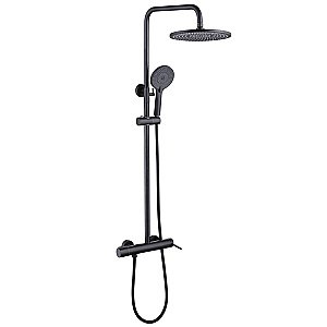 Душевая система ABBER Emotion AF8816BL черный матовый купить в интернет-магазине сантехники Sanbest