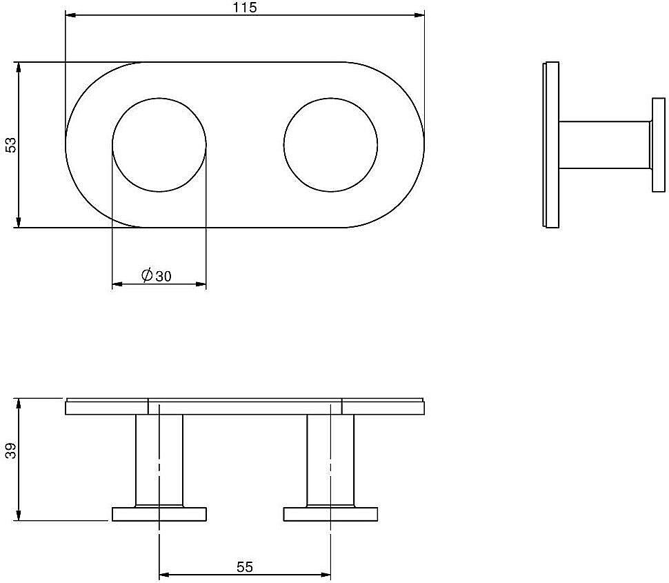 Крючок Langberger Molveno 72132 купить в интернет-магазине сантехники Sanbest