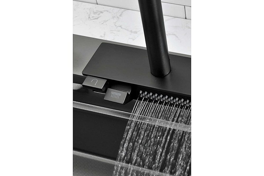 Мойка кухонная Esbano Geyserus-5 ESMKGEYS5 оружейная сталь купить в интернет-магазине сантехники Sanbest