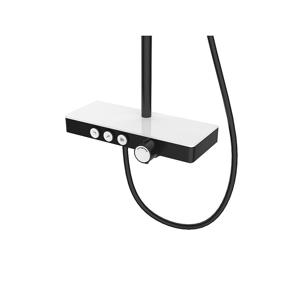 Душевая система BERGES MORANS 75002 черная матовая купить в интернет-магазине сантехники Sanbest