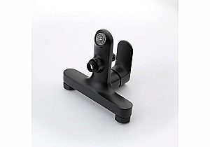 Смеситель для ванны Aquatek Альфа AQ1940MB черный матовый купить в интернет-магазине сантехники Sanbest