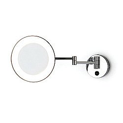 Зеркало косметическое Bertocci Specchi 188 6215 0000 хром купить в интернет-магазине сантехники Sanbest