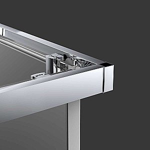 Душевой уголок Vincea Alpha VSS-3AL900CLB 90x90 стекло прозрачное/профиль черный купить в интернет-магазине Sanbest