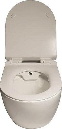 Унитаз подвесной SantiLine SL-5002SM-BD безободковый, с крышкой микролифт купить в интернет-магазине Sanbest