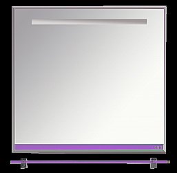 Зеркало Misty Джулия 90x80 сиреневое в ванную от интернет-магазине сантехники Sanbest