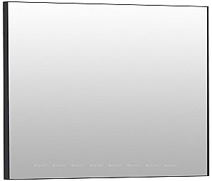 Зеркало De Aqua Сильвер 261674 100 черный в ванную от интернет-магазине сантехники Sanbest