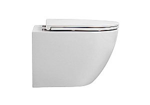 Унитаз подвесной Aquatek Европа AQ1900T-00 белый, с крышкой микролифт, безободковый, слив-торнадо купить в интернет-магазине Sanbest