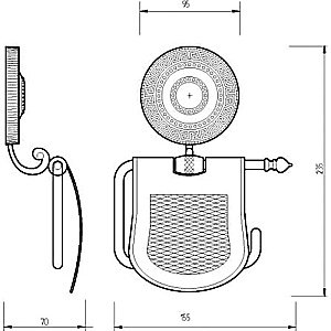 Держатель для туалетной бумаги Migliore Monte Carlo 31502 хром купить в интернет-магазине сантехники Sanbest