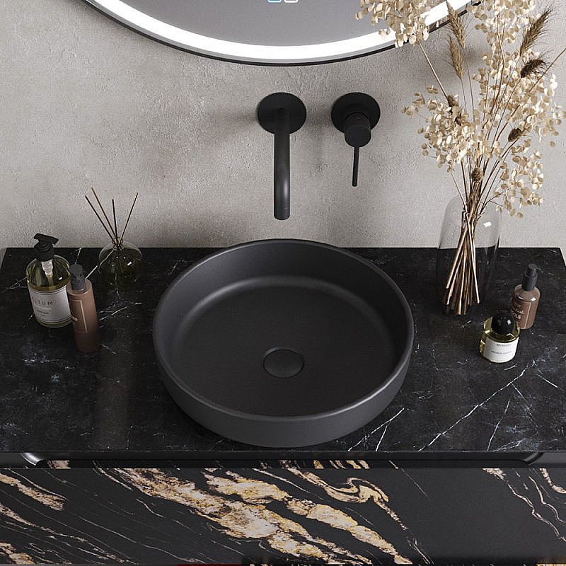 Раковина Cezares 40 CZR-6595-GO серая матовая купить в интернет-магазине Sanbest