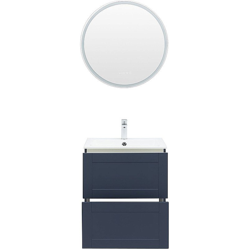 Тумба с раковиной Aquanet Терра 60 313243 маренго для ванной в интернет-магазине Sanbest