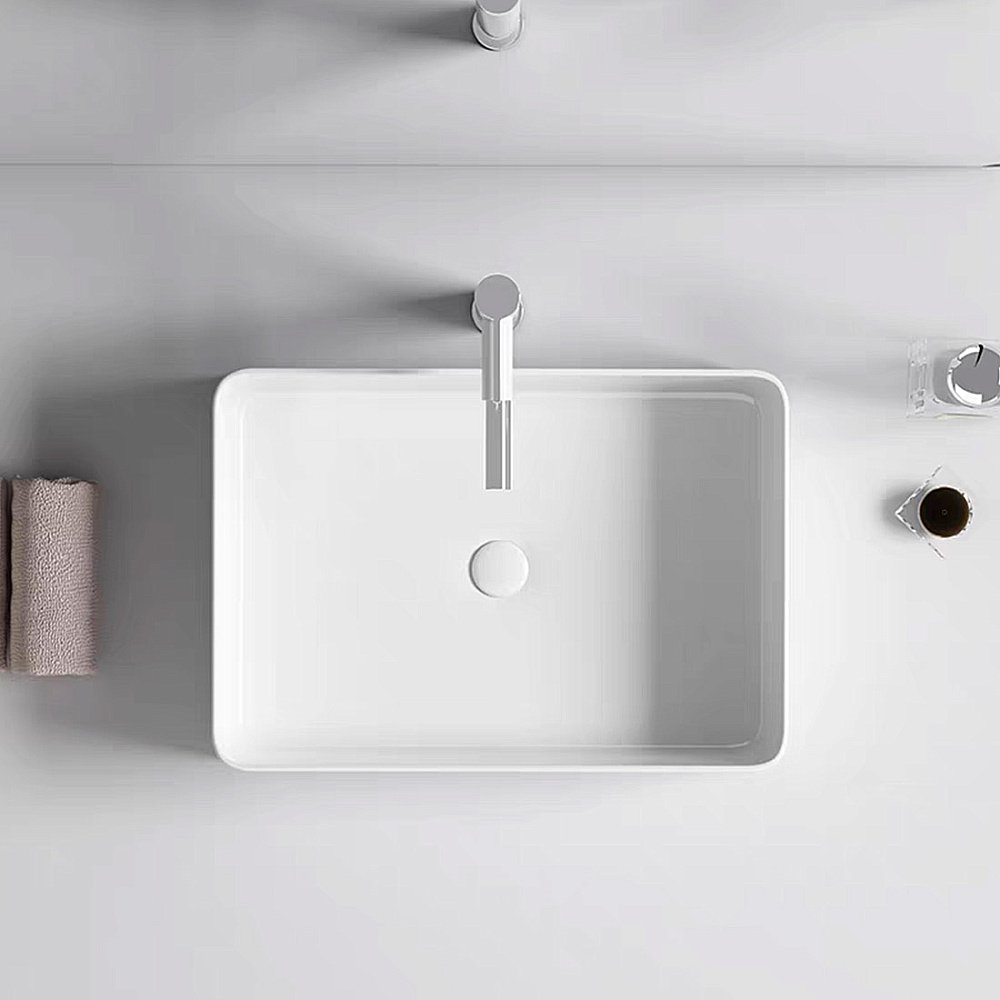 Раковина накладная RGW GS-20 80121020-01 белая купить в интернет-магазине Sanbest