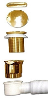 Слив-перелив BB39-OVF-ORO золото