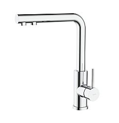 Смеситель для кухни Iddis Rule RULSBLFi05 глянцевый хром купить в интернет-магазине сантехники Sanbest