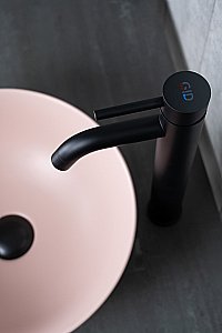 Раковина накладная Gid 9081pkm розовая матовая купить в интернет-магазине Sanbest