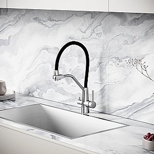 Смеситель для кухни Sancos Nolia SC12003SS нержавеющая сталь купить в интернет-магазине сантехники Sanbest