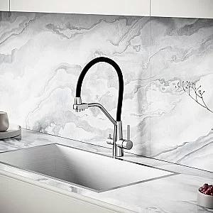 Смеситель для кухни Sancos Nolia SC12003SS нержавеющая сталь купить в интернет-магазине сантехники Sanbest