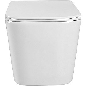 Унитаз подвесной Agger AT04100 белый, с крышкой микролифт, безободковый купить в интернет-магазине Sanbest