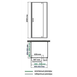 Душевой уголок WasserKRAFT Elbe 74P 74P43 90х90 профиль черный матовый/стекло прозрачное купить в интернет-магазине Sanbest