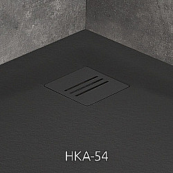 Решетка для поддона Radaway Kyntos Grid HKA-54 черная купить в интернет-магазине сантехники Sanbest