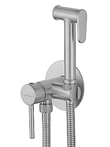 Смеситель с гигиеническим душем встраиваемый WONZON & WOGHAND STICK, Брашированный никель (WW-88829902-BN) купить в интернет-магазине сантехники Sanbest